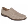 Pantofi barbati Sport de vara cu perforatii - Piele Naturala Bej GKR507BEJ